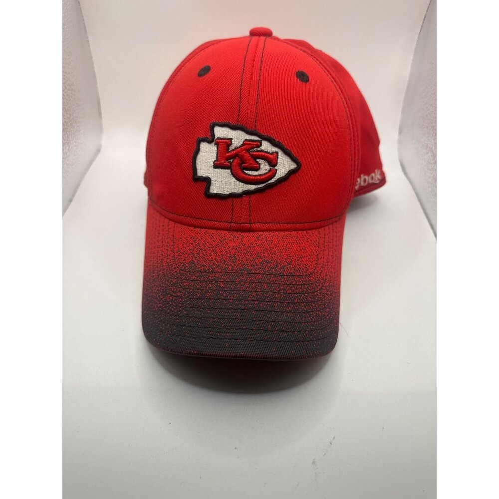Kansas City Chiefs Red Reebok Onfield NFL Hat With Gradient Brim